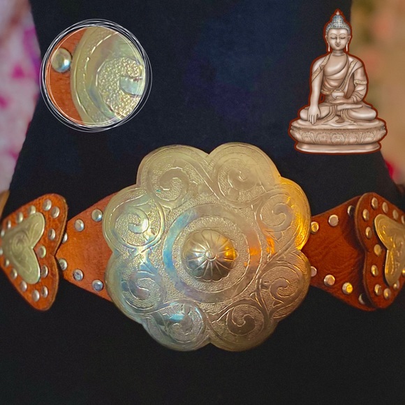 Accessories - Moroccan Heart Leather Belt